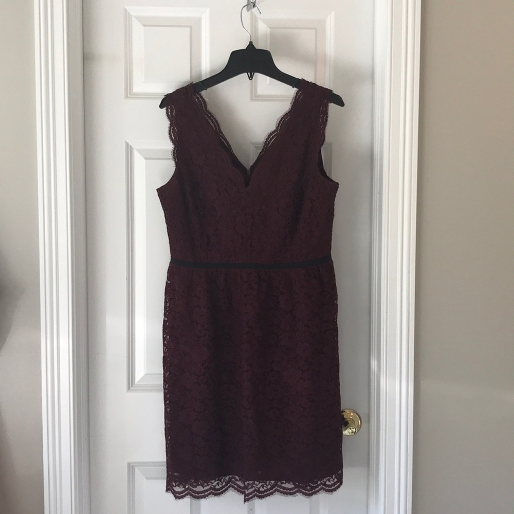 Maroon cocktail/holiday dress!